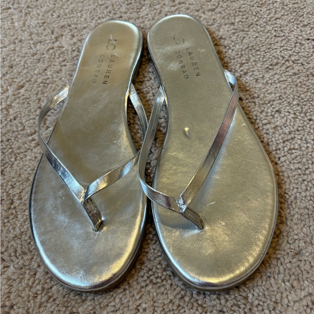 Silver Lauren Conrad Sandals